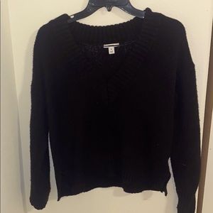 Cropped Black Sweater